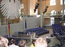 "raps" im Plenarsaal, Reichstag Berlin